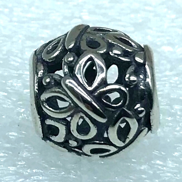 Authentic NEW Pandora Openwork Butterfly Garden Silver Charm Sterling Silver - Picture 1 of 6